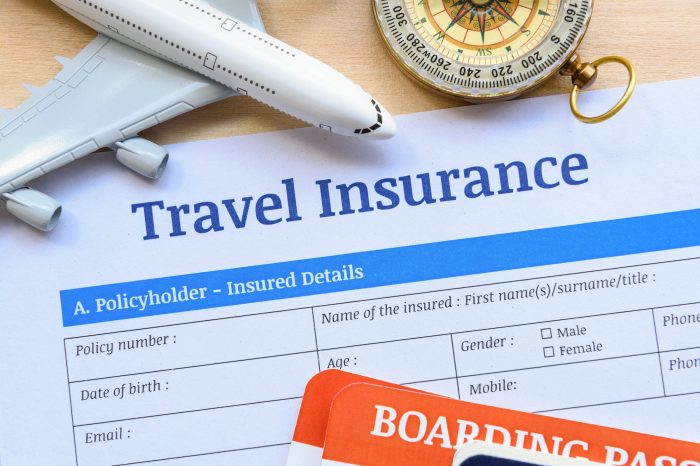 Travel insurance for lost or stolen belongings